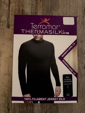 Terramar ThermaSilk Pant Base Layer - Natural S483